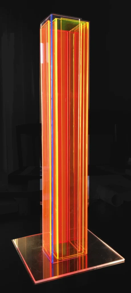Beam me up II, 60 x 10 x 10, Acrylglas, 2021