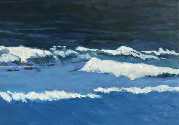 Brandung III, 70 x 100, 2022