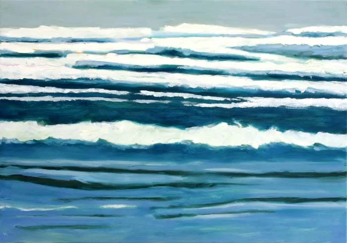 Brandung 4, 70 x 100, 2019