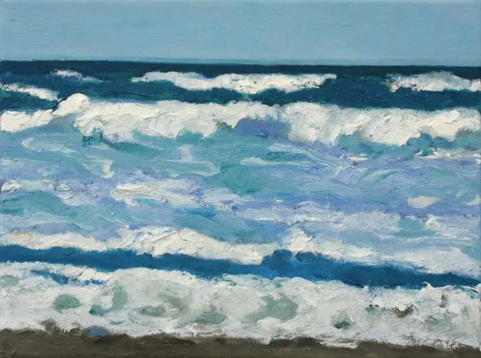 Brandung I, 30 x 40, 2019