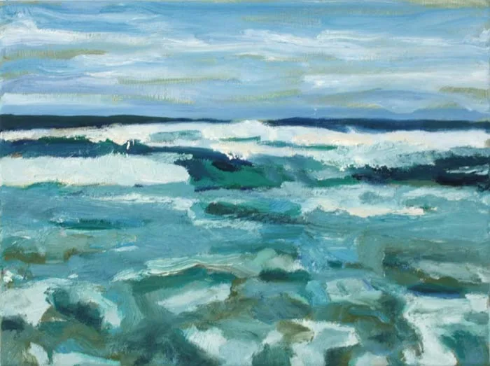 Brandung VI, 30 x 40, 2020
