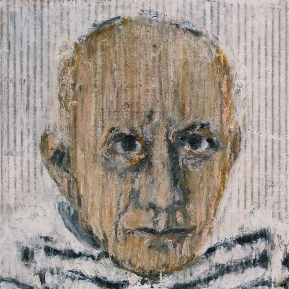 Pablo Picasso, 27 x 27, Öl / Pappe, 2024