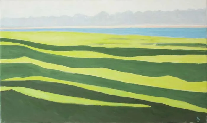 Pollerwiesen, 60 x 100, 2016-2020