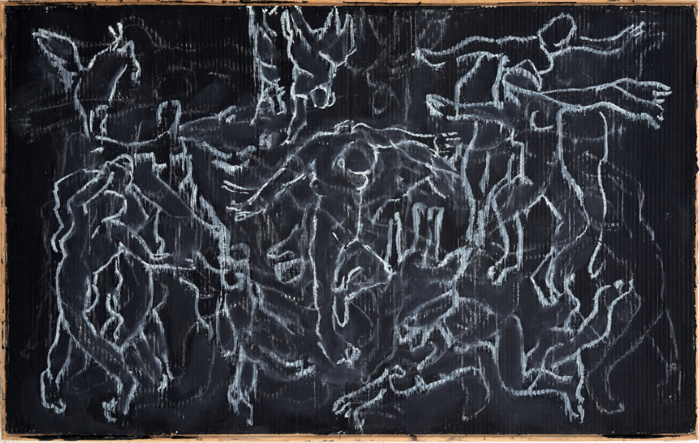 Studie zu Matisse tanzt, 65 x 104, 2026